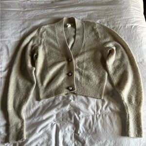 H&M Elegant Grey Women's Sweater Cardigan